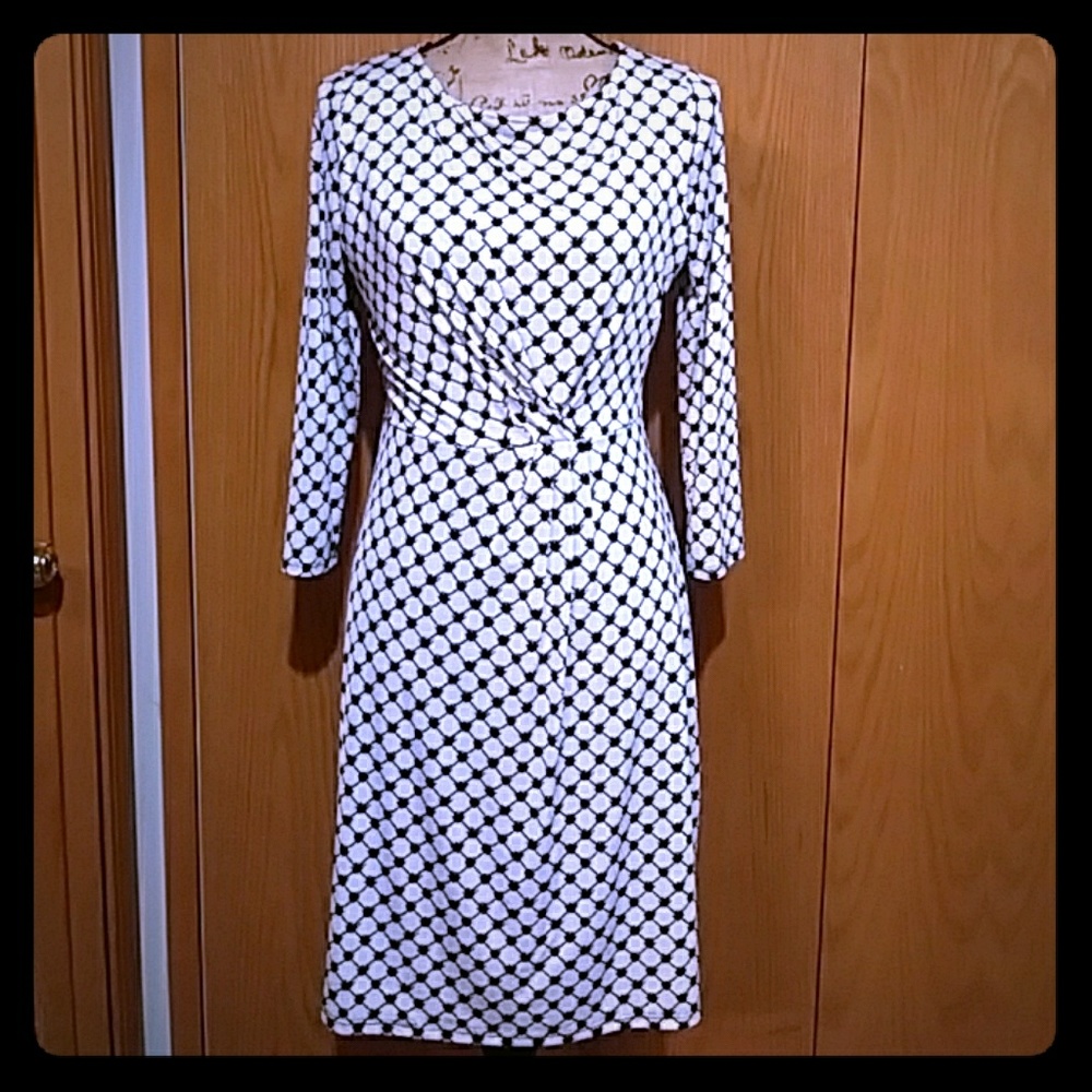 Beautiful cream/black dress from Stitchfix